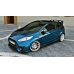 Накладка сплиттер на передний бампер на Ford Fiesta MK7 VII ST Maxton RS рестайл